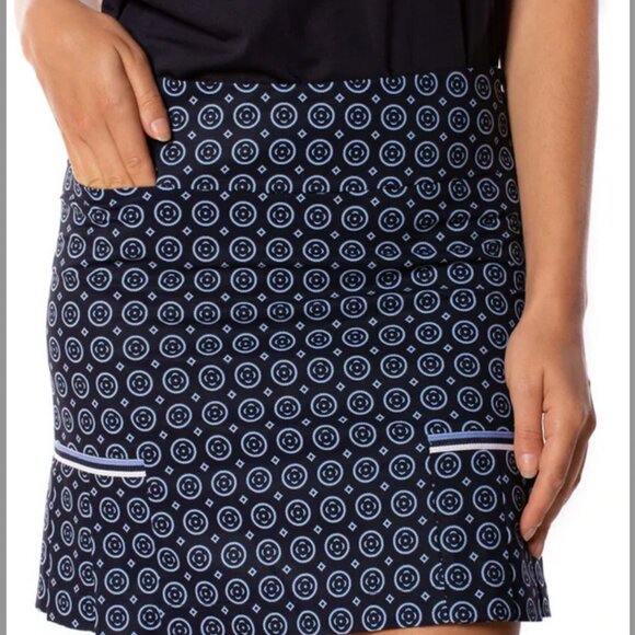 Golftini Performance Side Pleat Skort 18" | Full Circle Size 10 - Picture 1 of 5